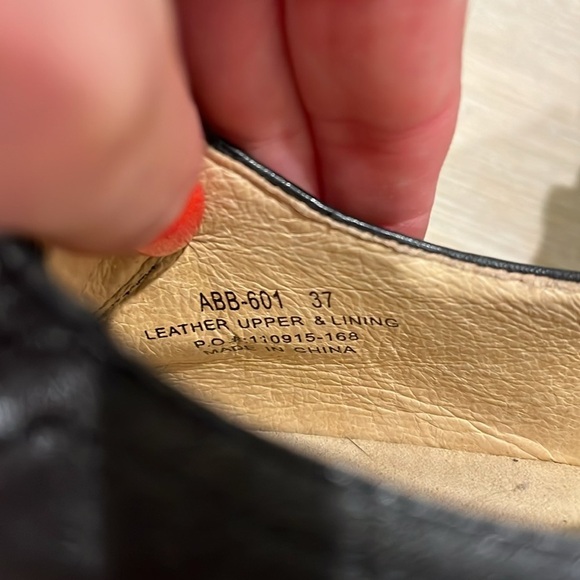 Alegria Women's black Leather Oxford ABBI Shoe ABB-601 Sz 37 or 7.5 nursing - Picture 8 of 13